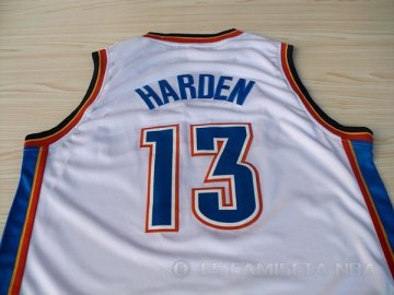 Camiseta Harden #13 Oklahoma City Thunder Blanco